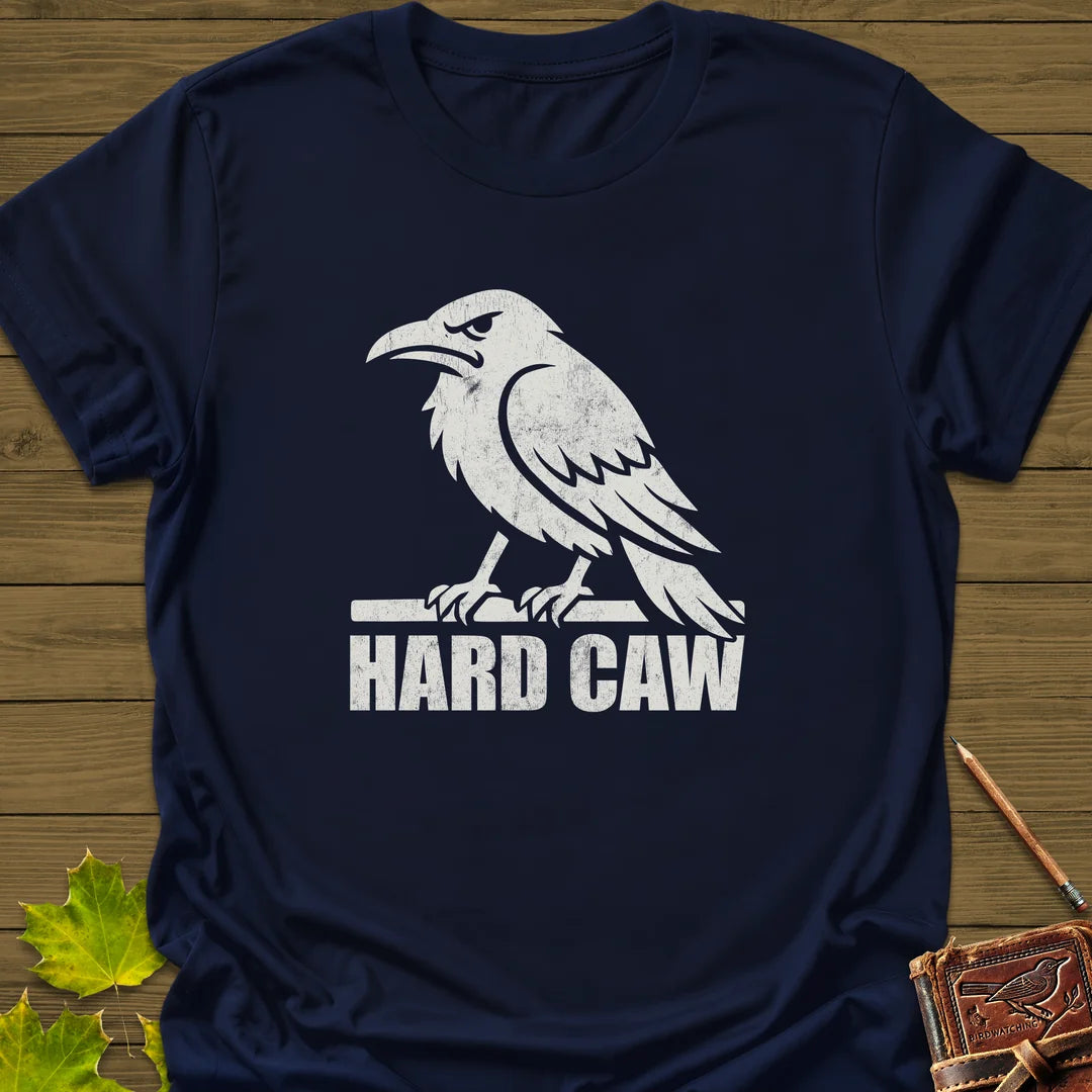 Hard Caw T-Shirt in Navy