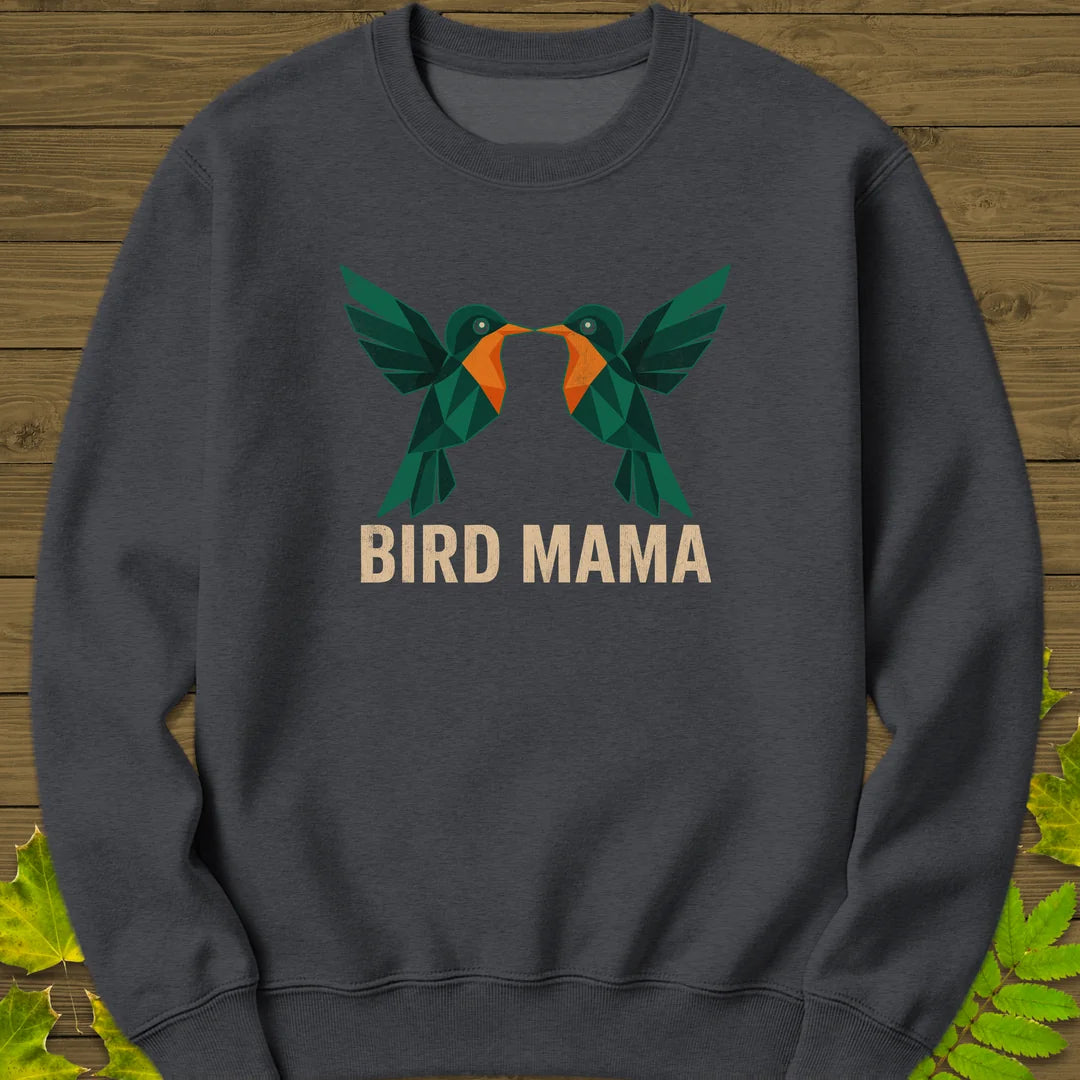 Bird Mama Sweatshirt in Dark Heather