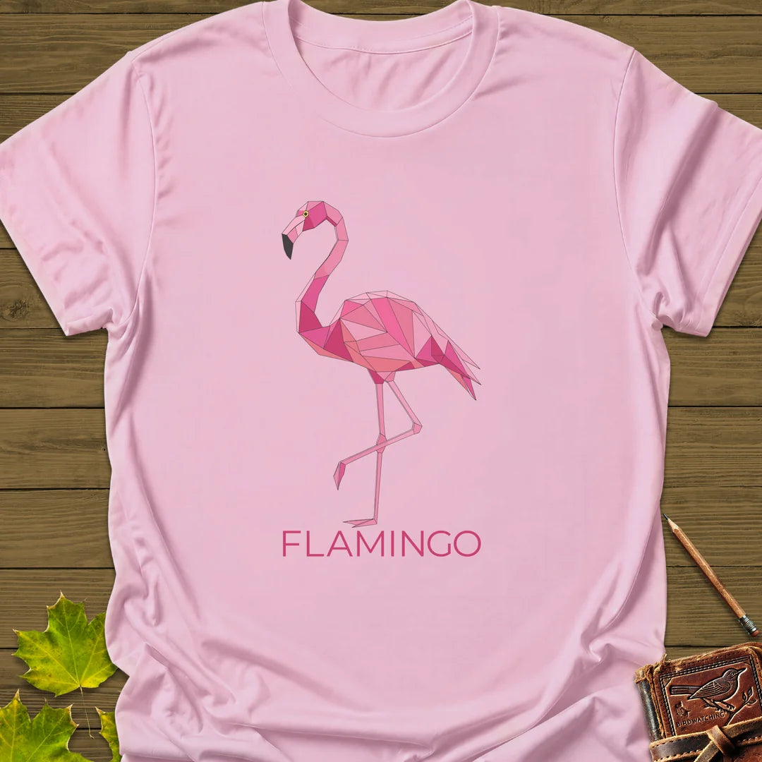 Flamingo Flair T-Shirt in Light Pink