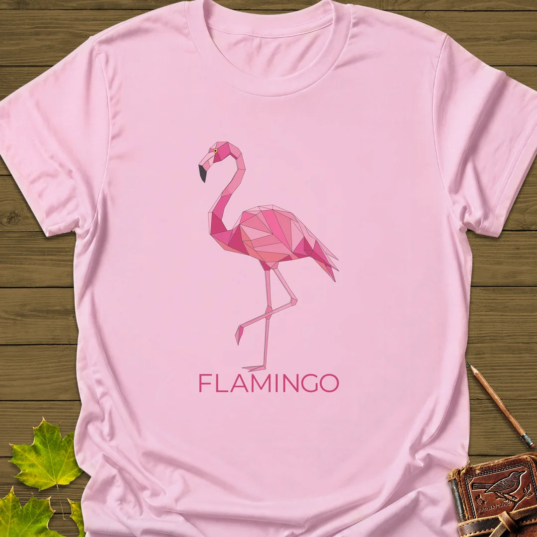 Flamingo Flair T-Shirt in Light Pink