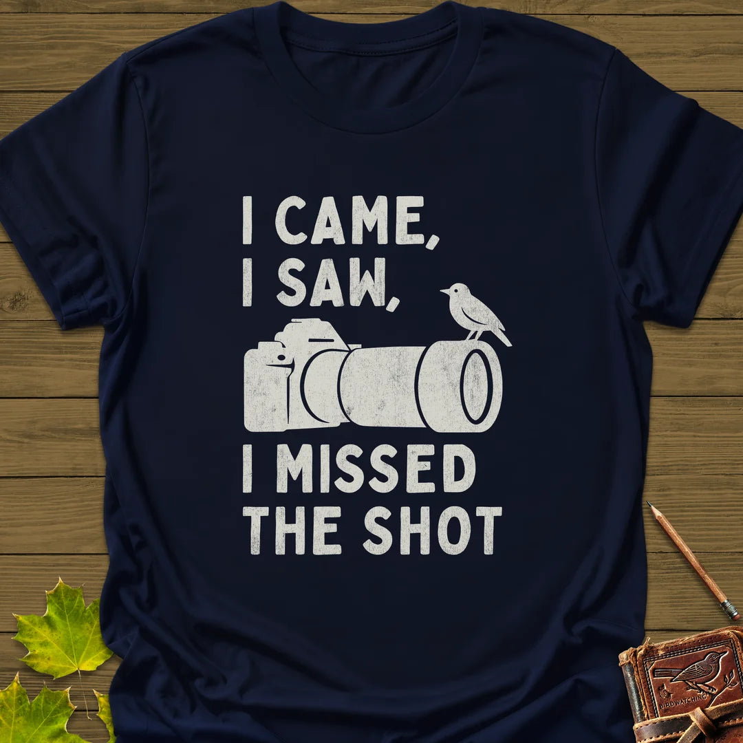 Missed The Shot T-Shirt in Navy