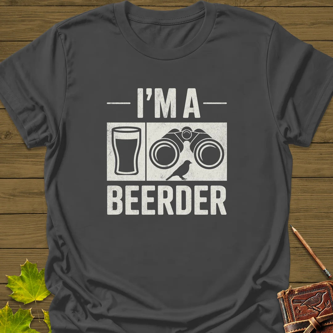 I'm A Beerder T-Shirt in Charcoal