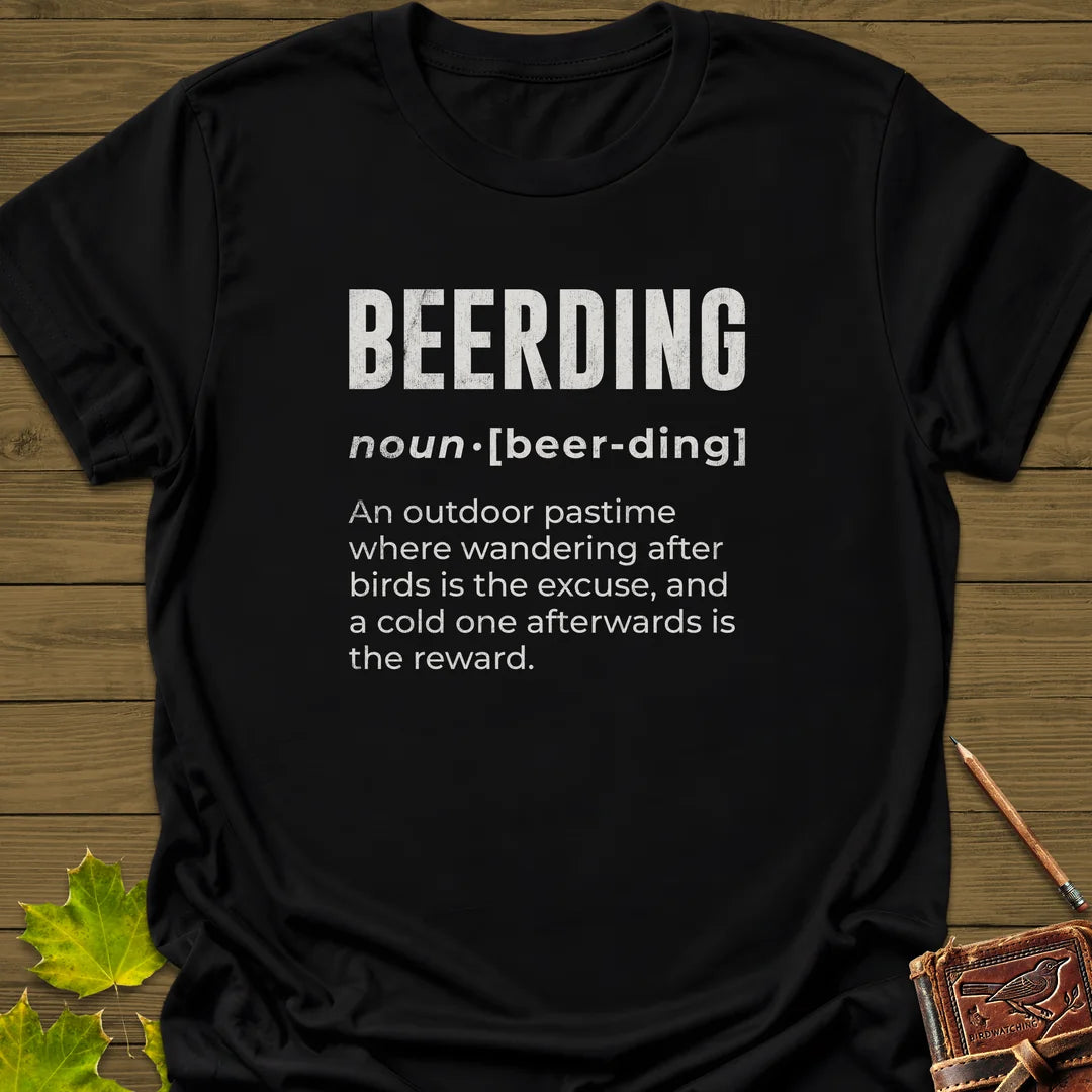 Beerding Definition T-Shirt in Black