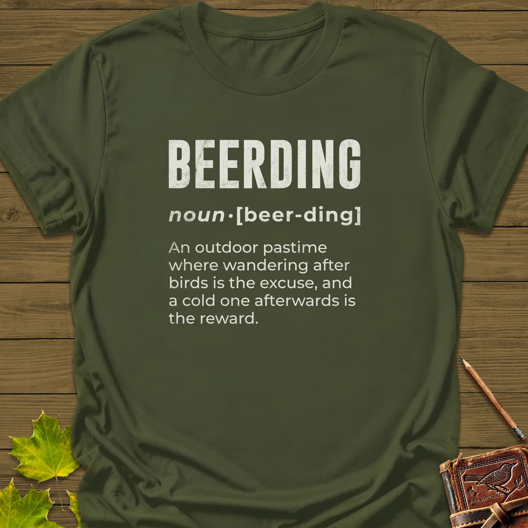 Beerding Definition T-Shirt in Military Green