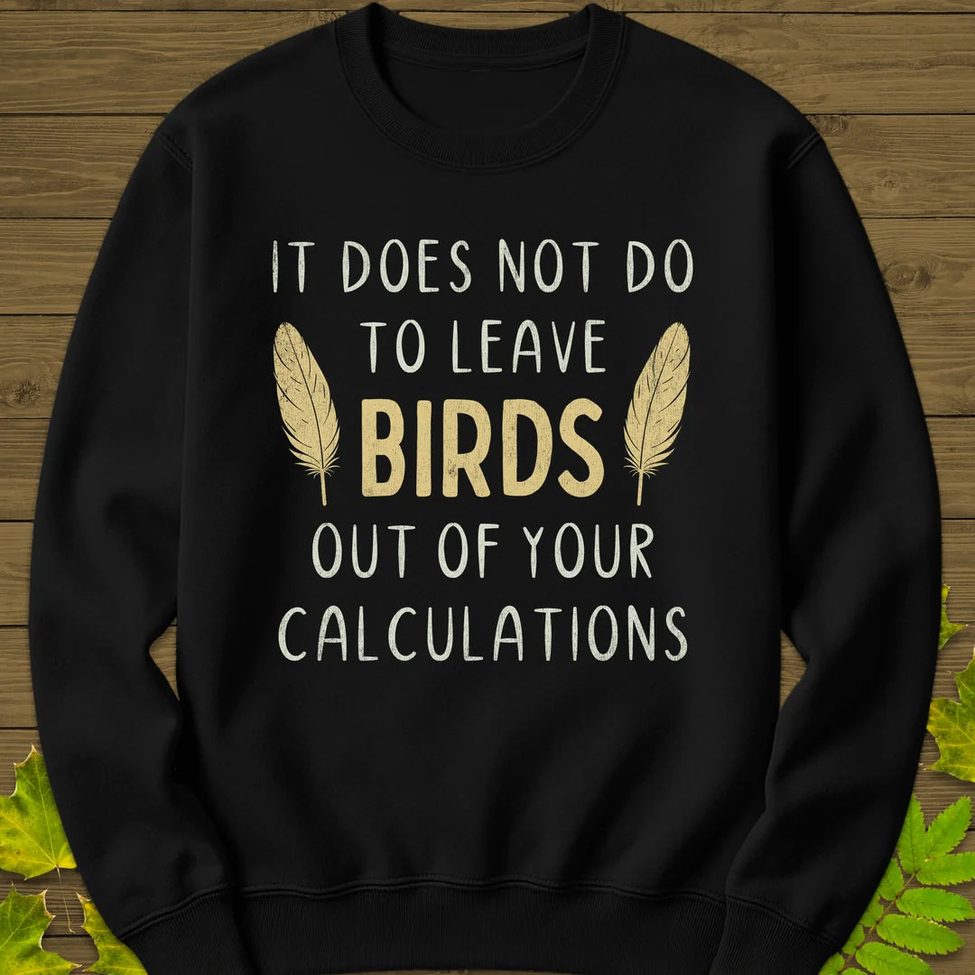 Bird Calculations Sweatshirt in Black