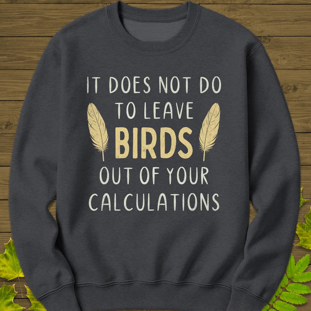 Bird Calculations Sweatshirt in Dark Heather