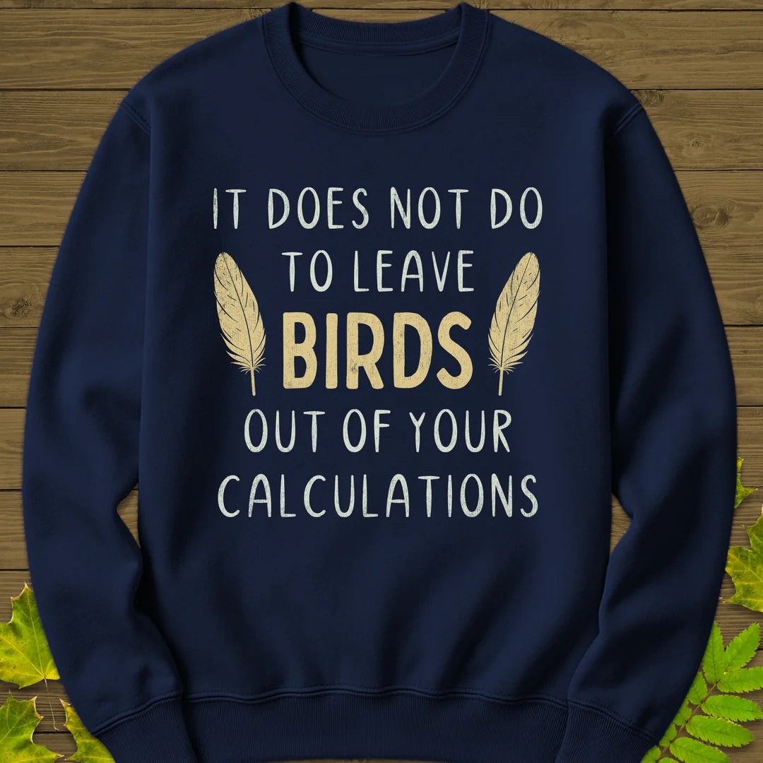 Bird Calculations Sweatshirt in Navy