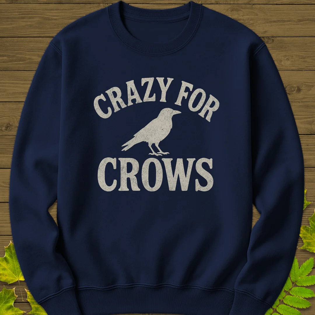 Crazy For Crows Sweatshirt in Navy