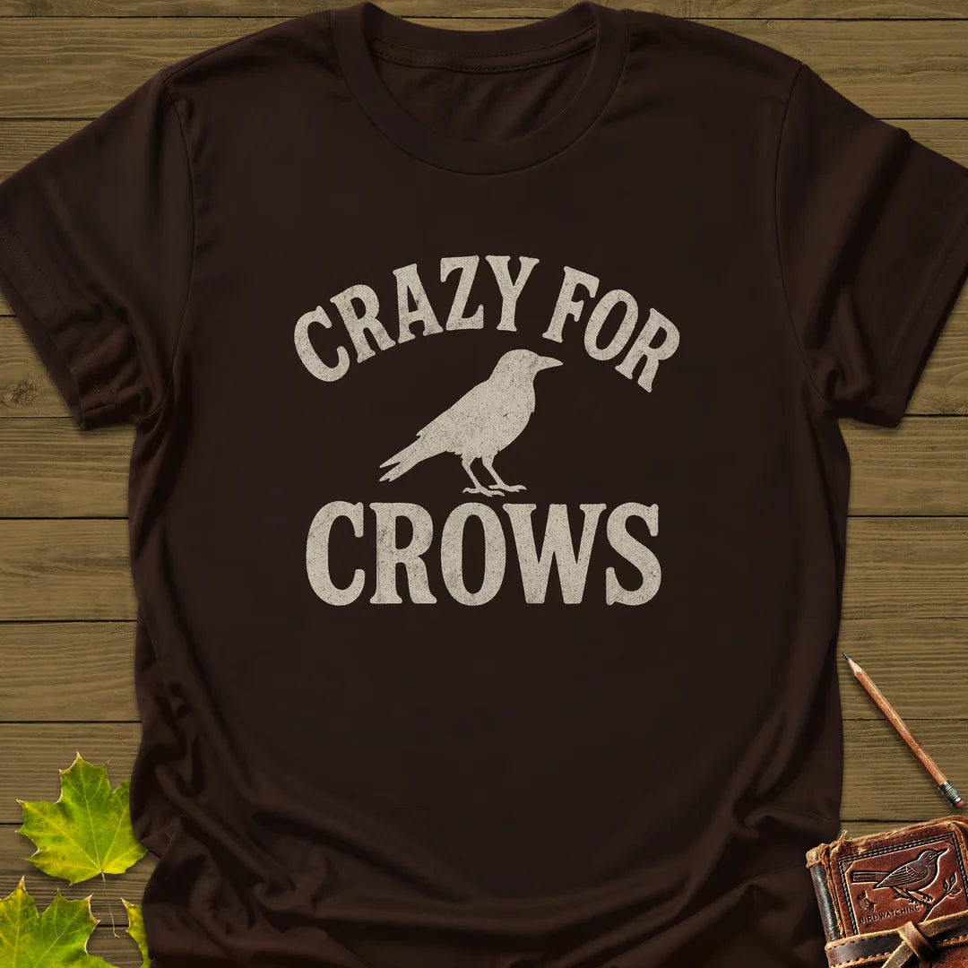 Crazy For Crows T-Shirt in Dark Chocolate