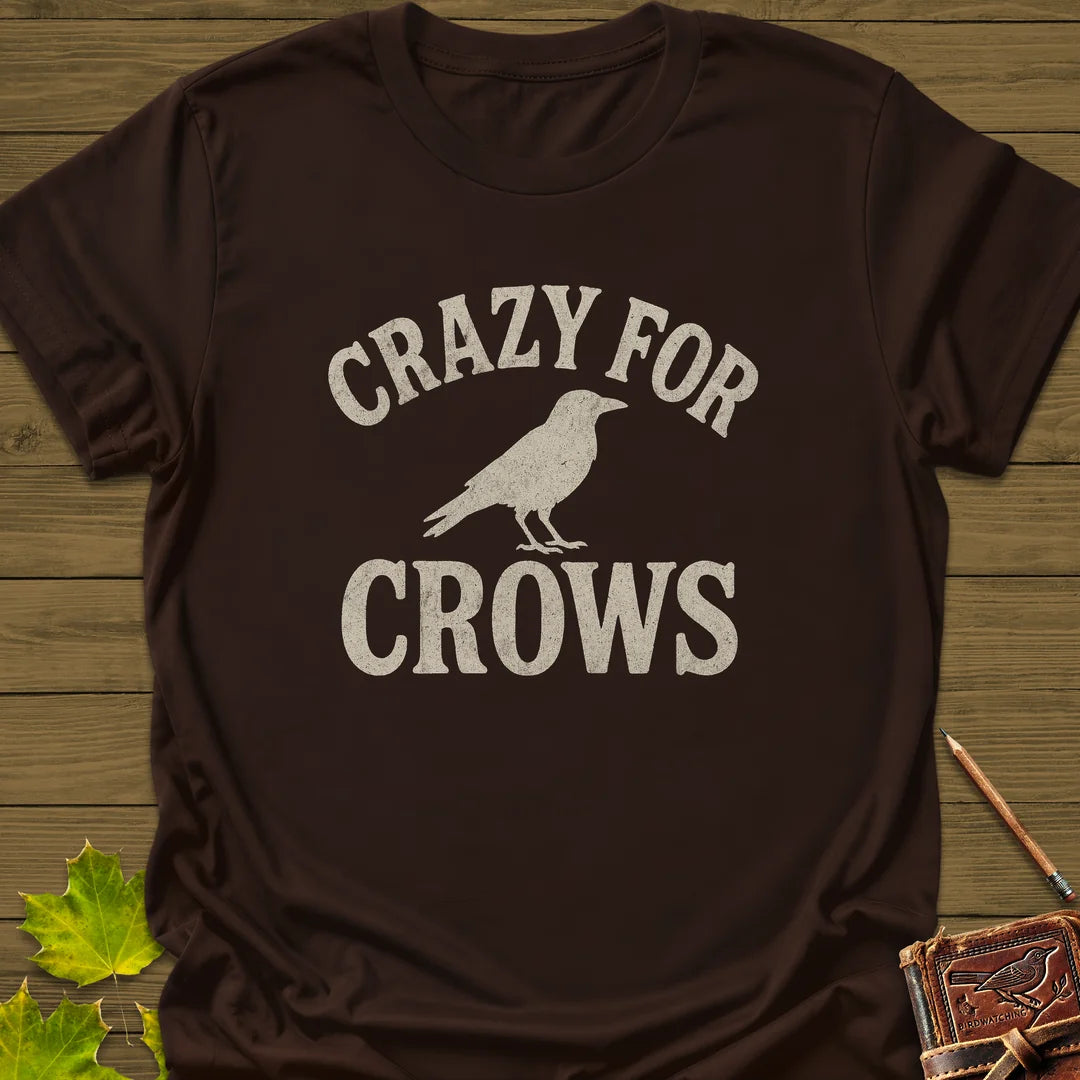 Crazy For Crows T-Shirt in Dark Chocolate
