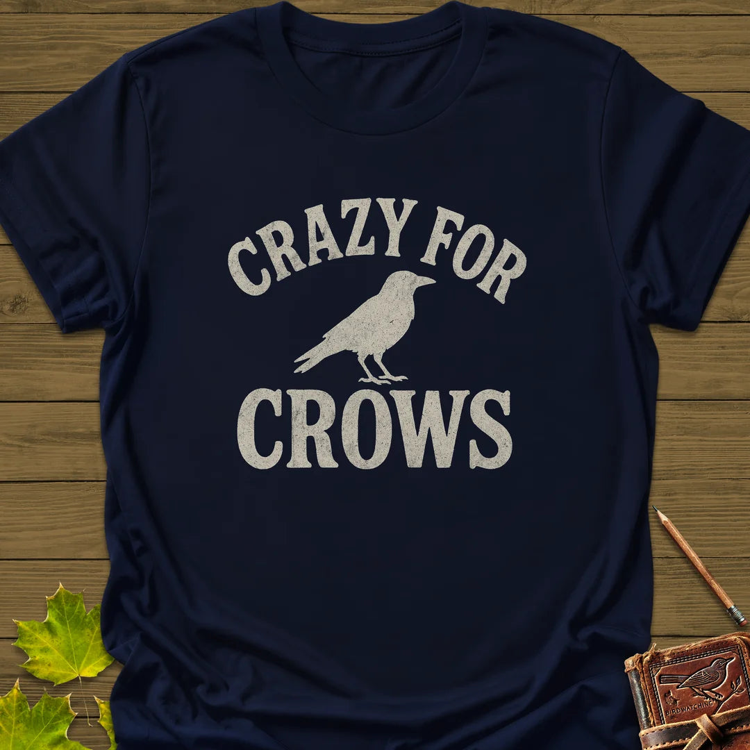 Crazy For Crows T-Shirt in Navy