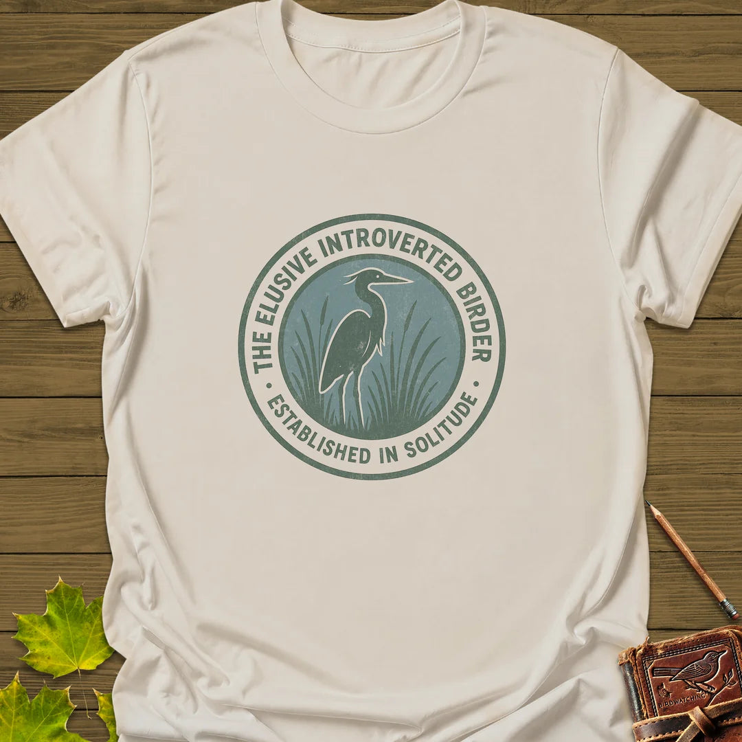 Elusive Birder T-Shirt in Natural