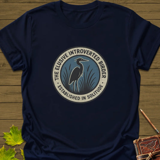 Elusive Birder T-Shirt in Navy
