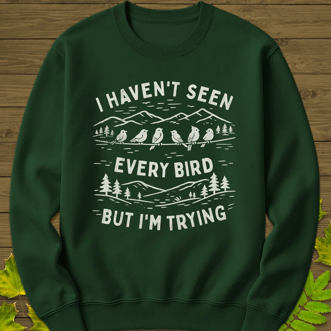 Every Bird Sweatshirt in Forest Green