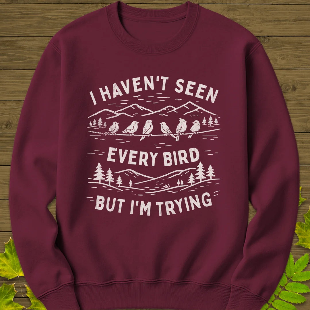 Every Bird Sweatshirt in Maroon