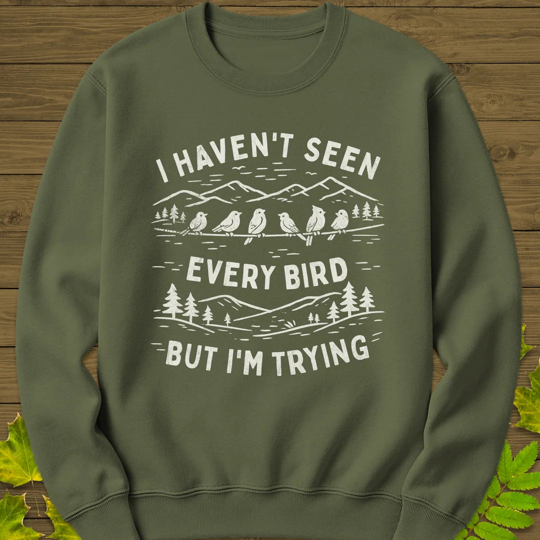 Every Bird Sweatshirt in Military Green