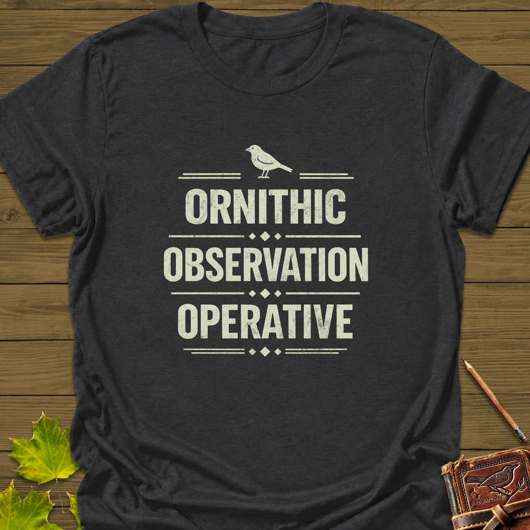 Ornithic Observation T-Shirt in Dark Heather