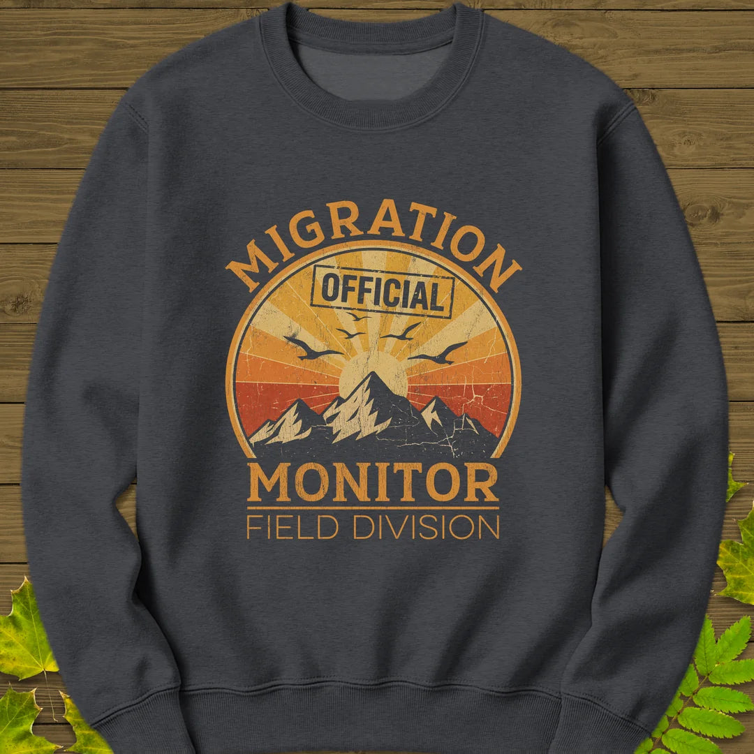 Migration Monitor Sweatshirt in Dark Heather