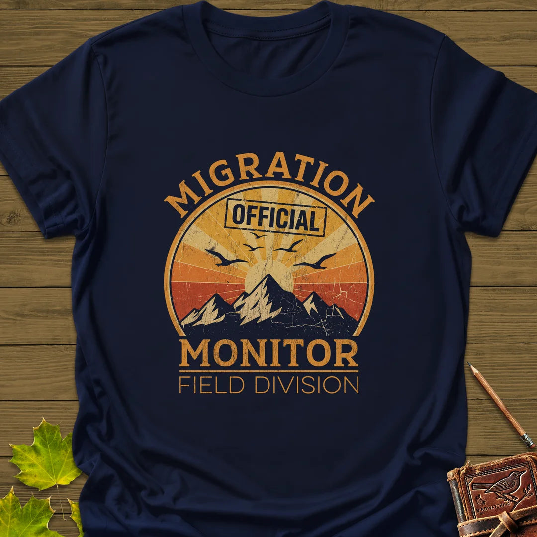 Migration Monitor T-Shirt in Navy