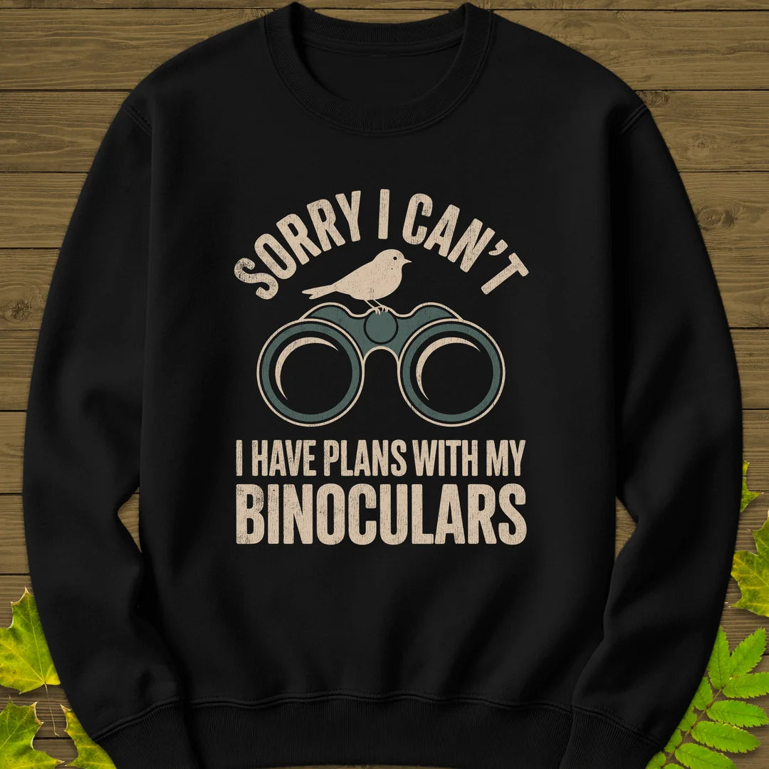 Binoculars Plan Sweatshirt in Black