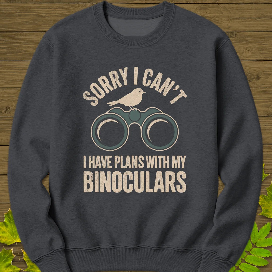 Binoculars Plan Sweatshirt in Dark Heather