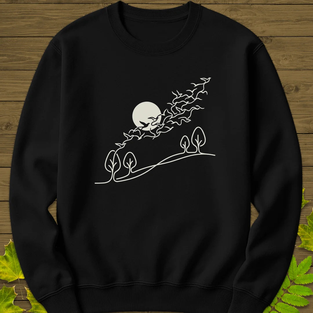In Flight Sweatshirt in Black