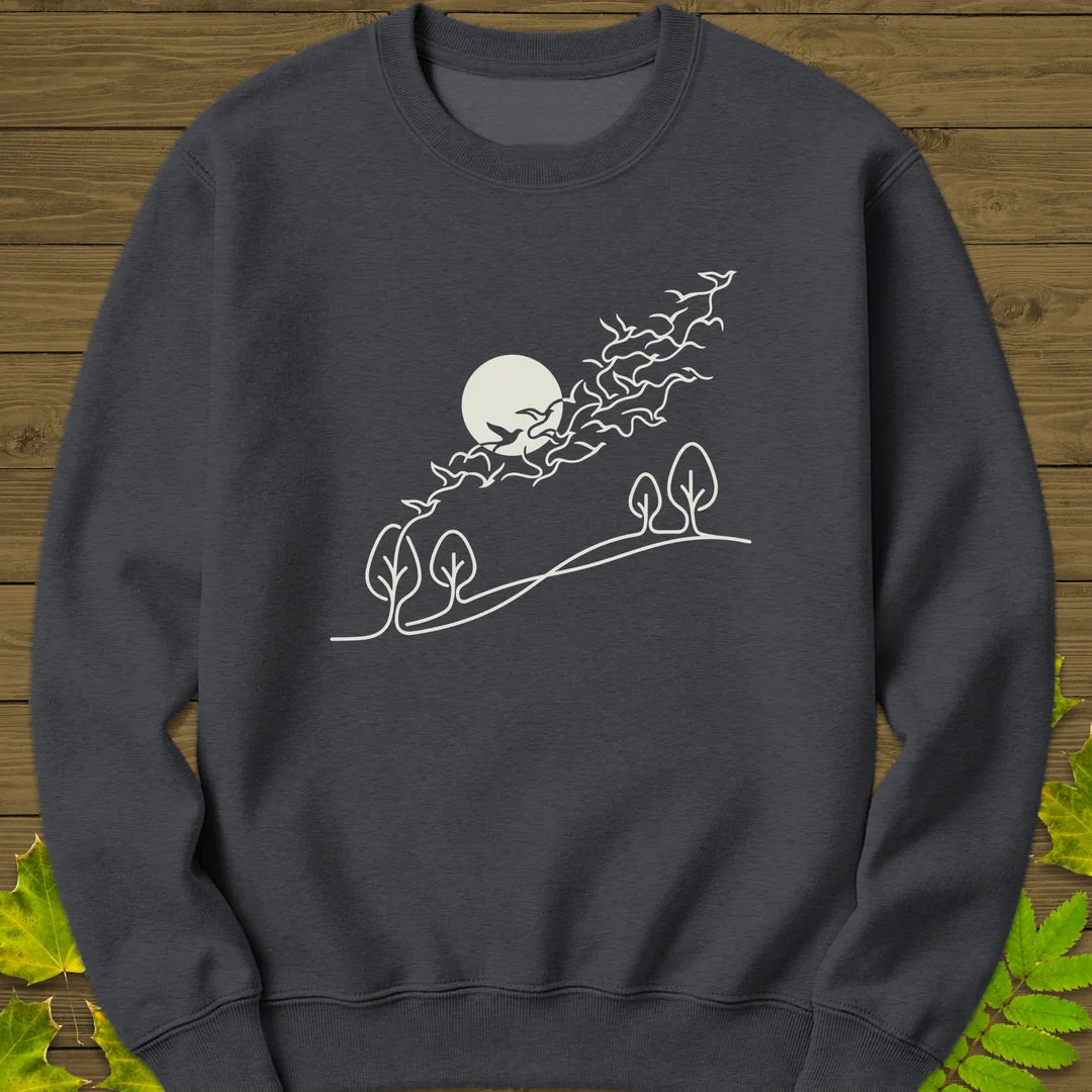 In Flight Sweatshirt in Dark Heather