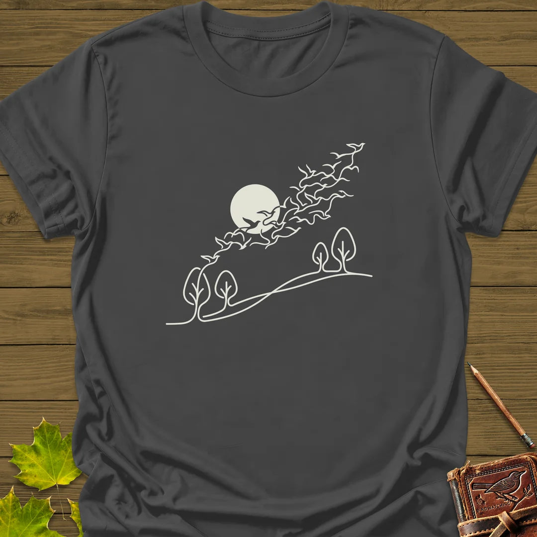 In Flight T-Shirt in Charcoal