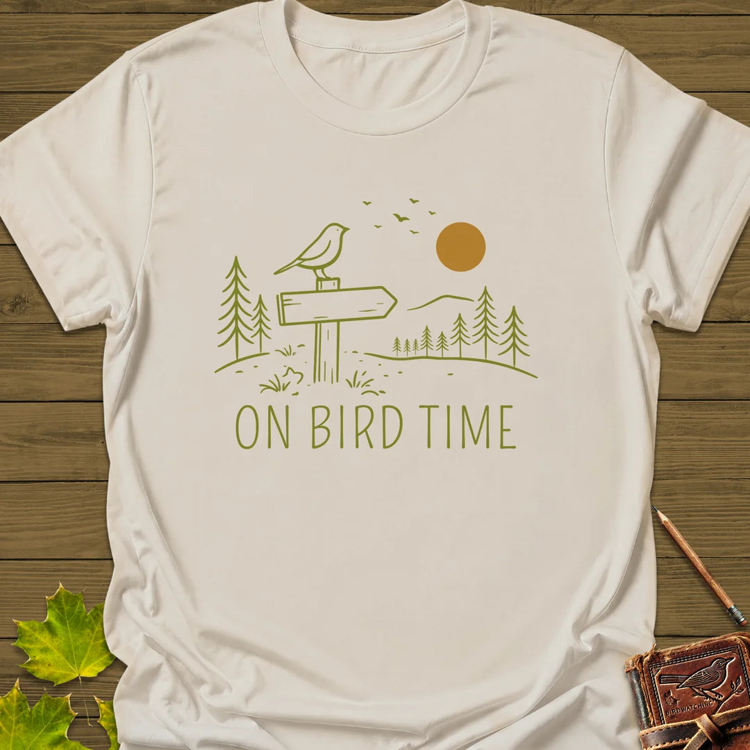 On Bird Time T-Shirt in Natural