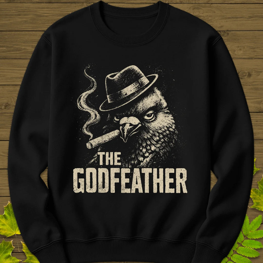 The Godfeather Sweatshirt in Black