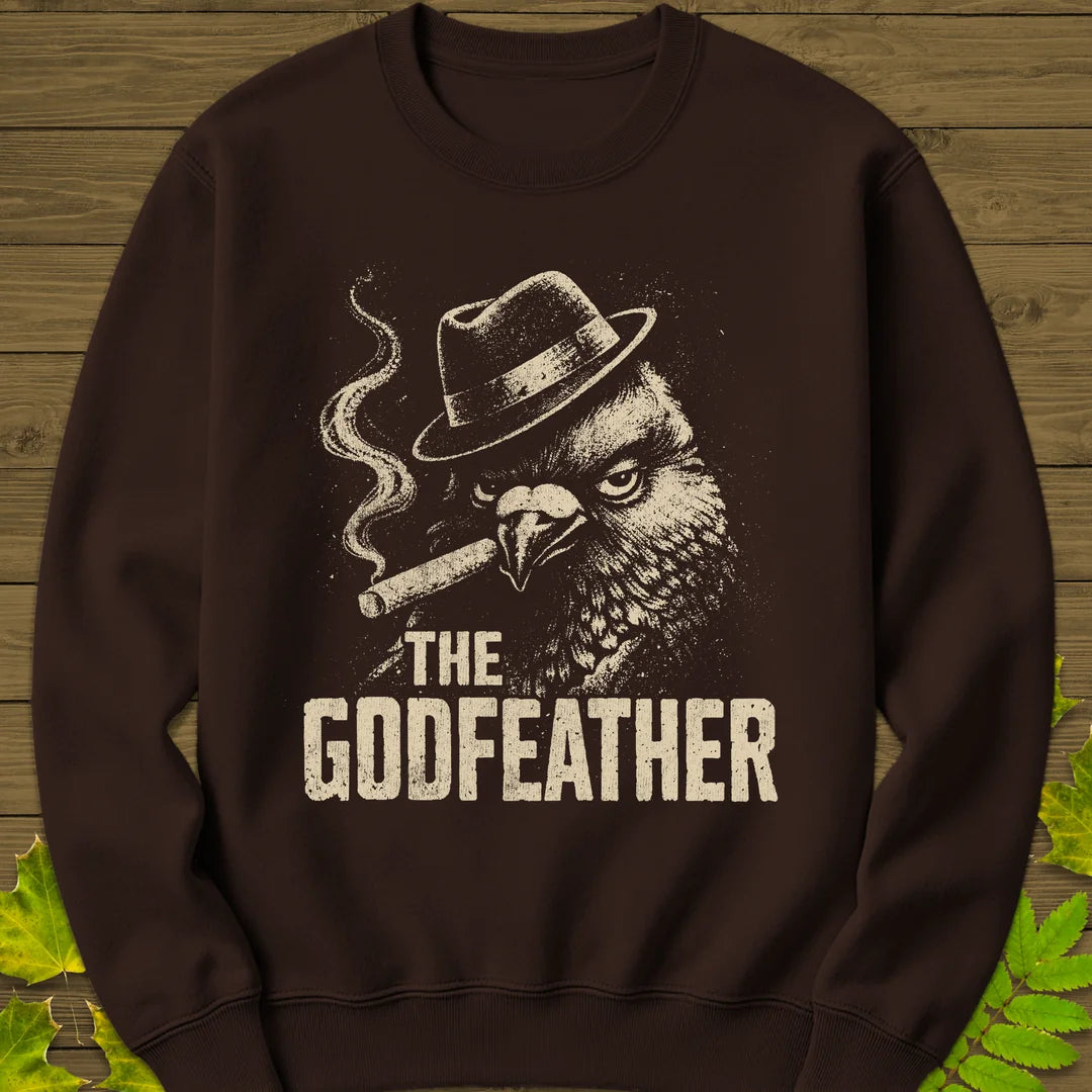 The Godfeather Sweatshirt in Dark Chocolate
