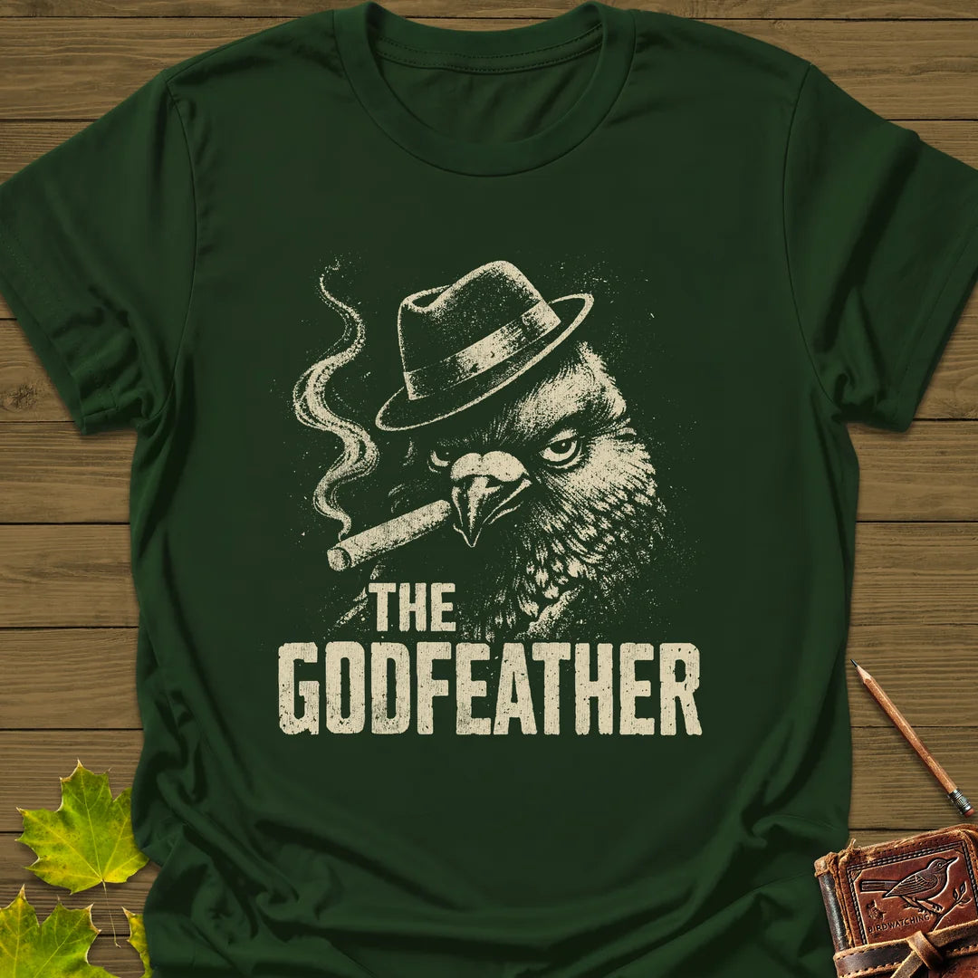 The Godfeather T-Shirt in Forest Green