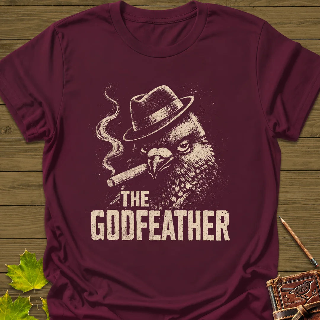 The Godfeather T-Shirt in Maroon