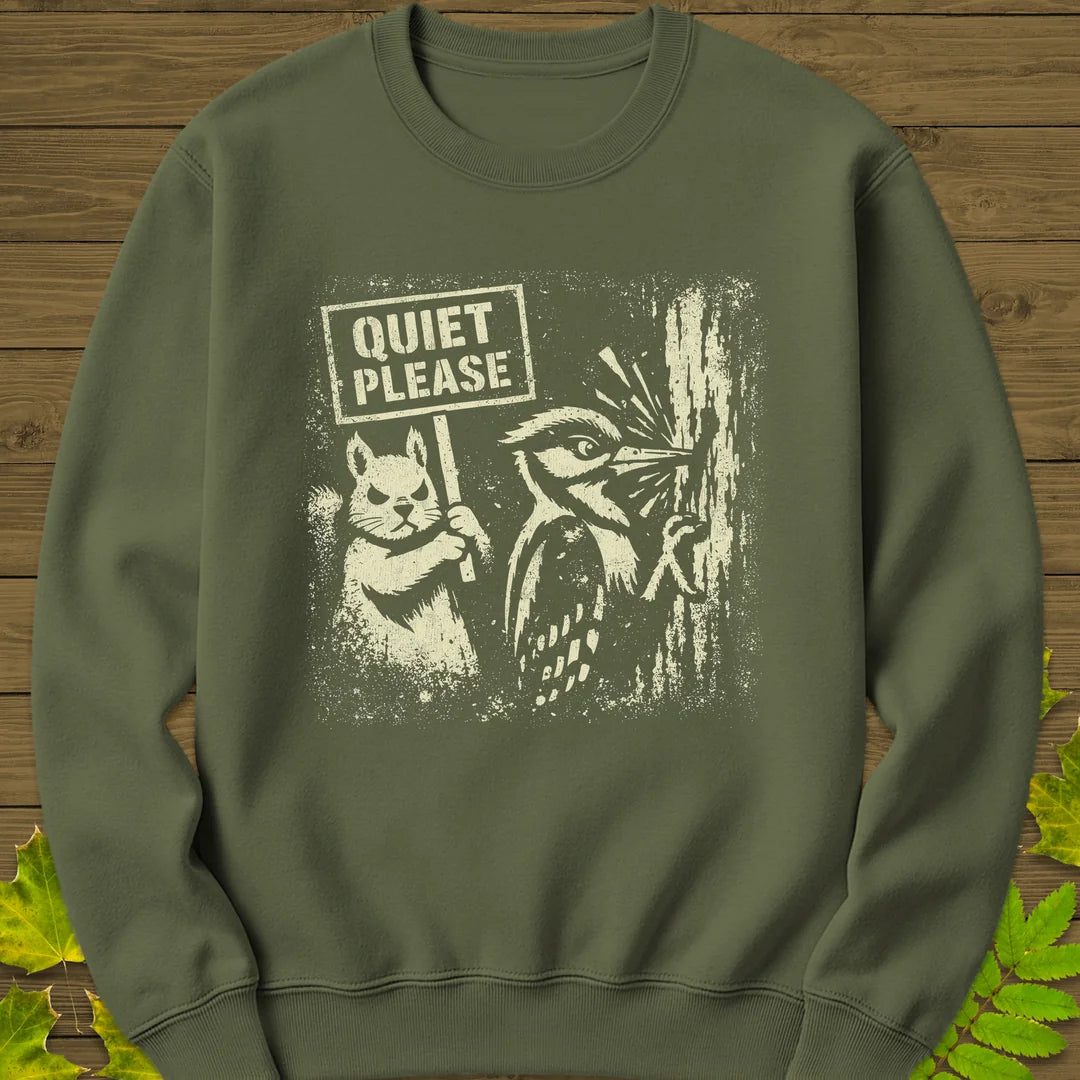 Noise Complaint Sweatshirt in Military Green