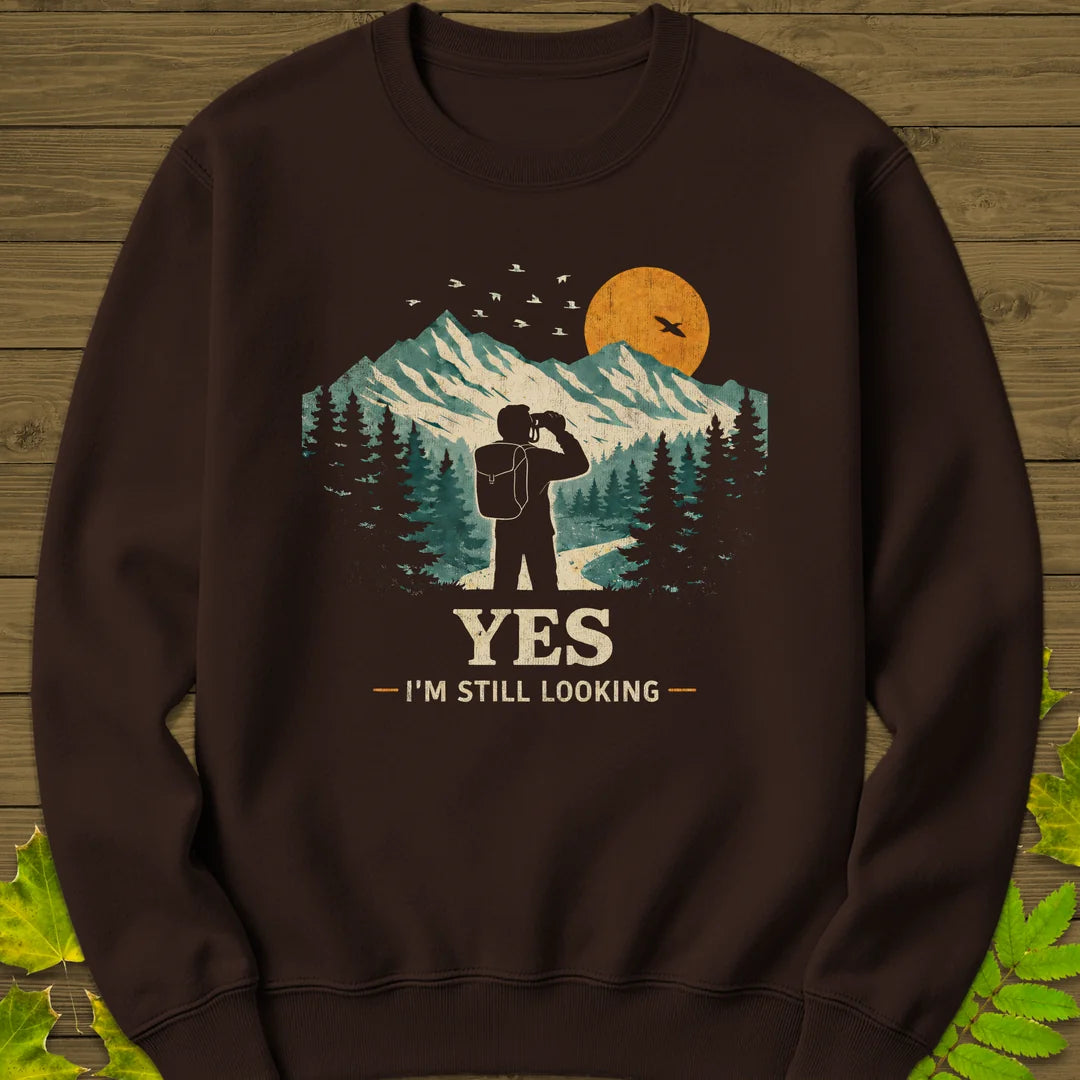 Still Looking Sweatshirt in Dark Chocolate
