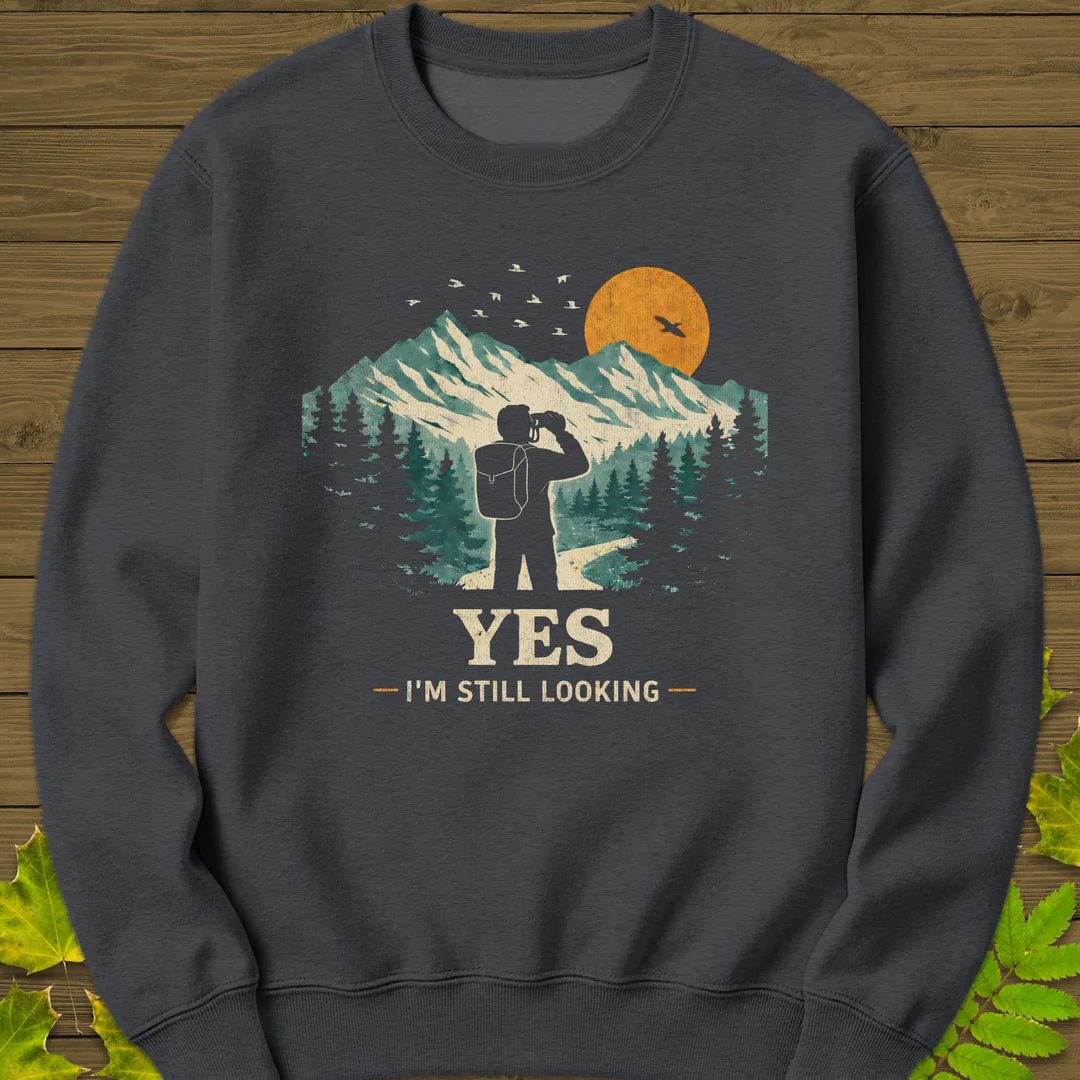 Still Looking Sweatshirt in Dark Heather