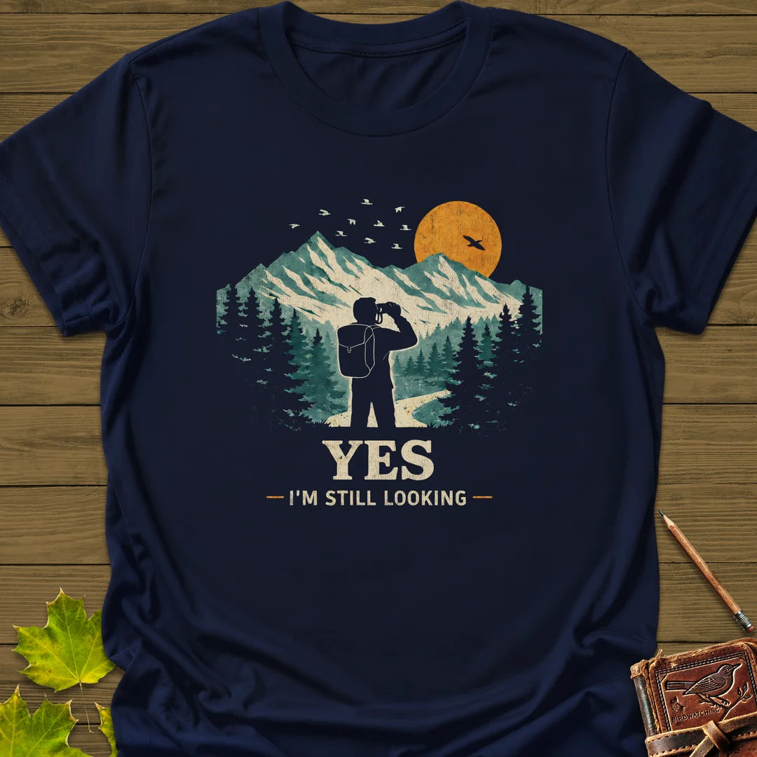 Still Looking T-Shirt in Navy