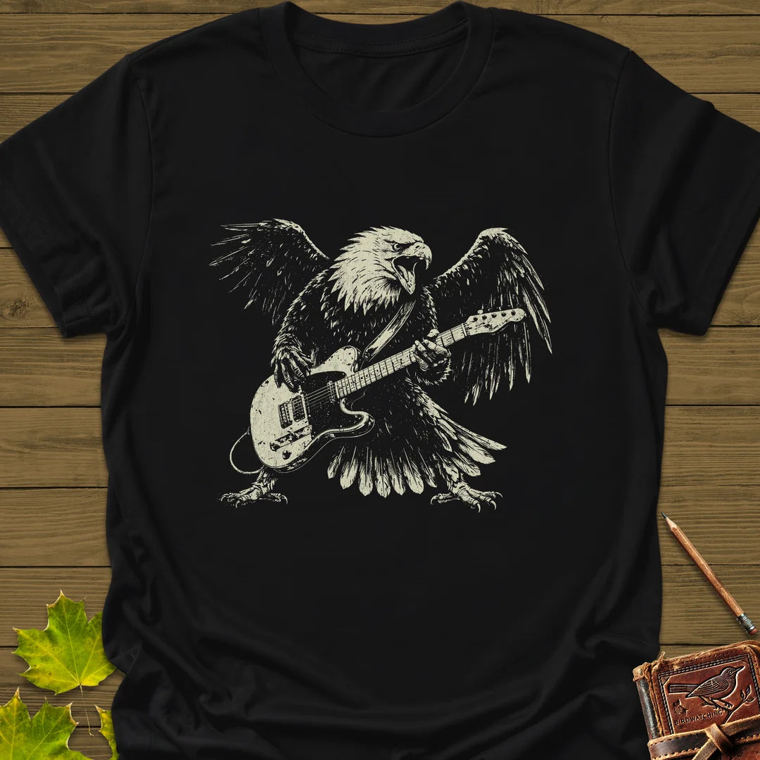 Eagle Guitar Hero T-Shirt in Black
