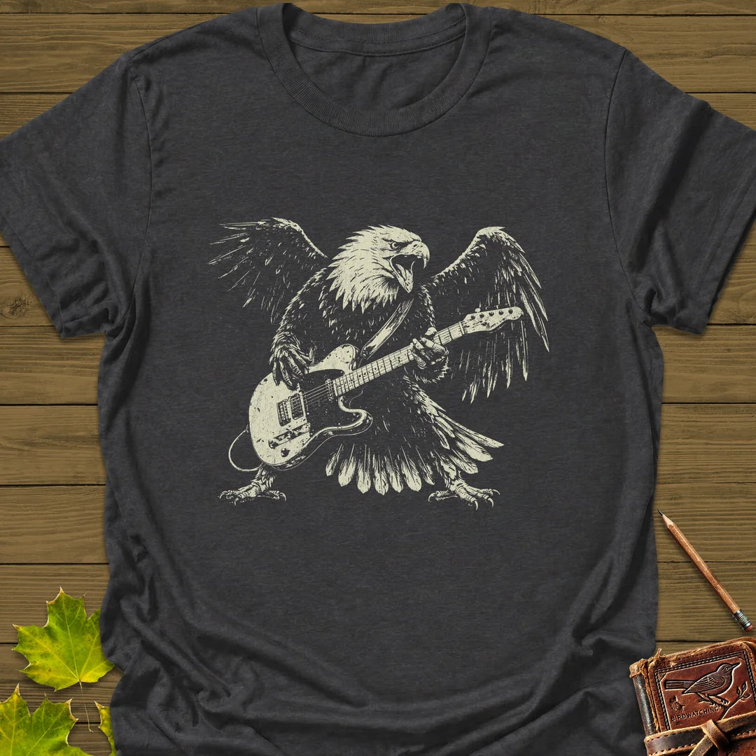 Eagle Guitar Hero T-Shirt in Dark Heather