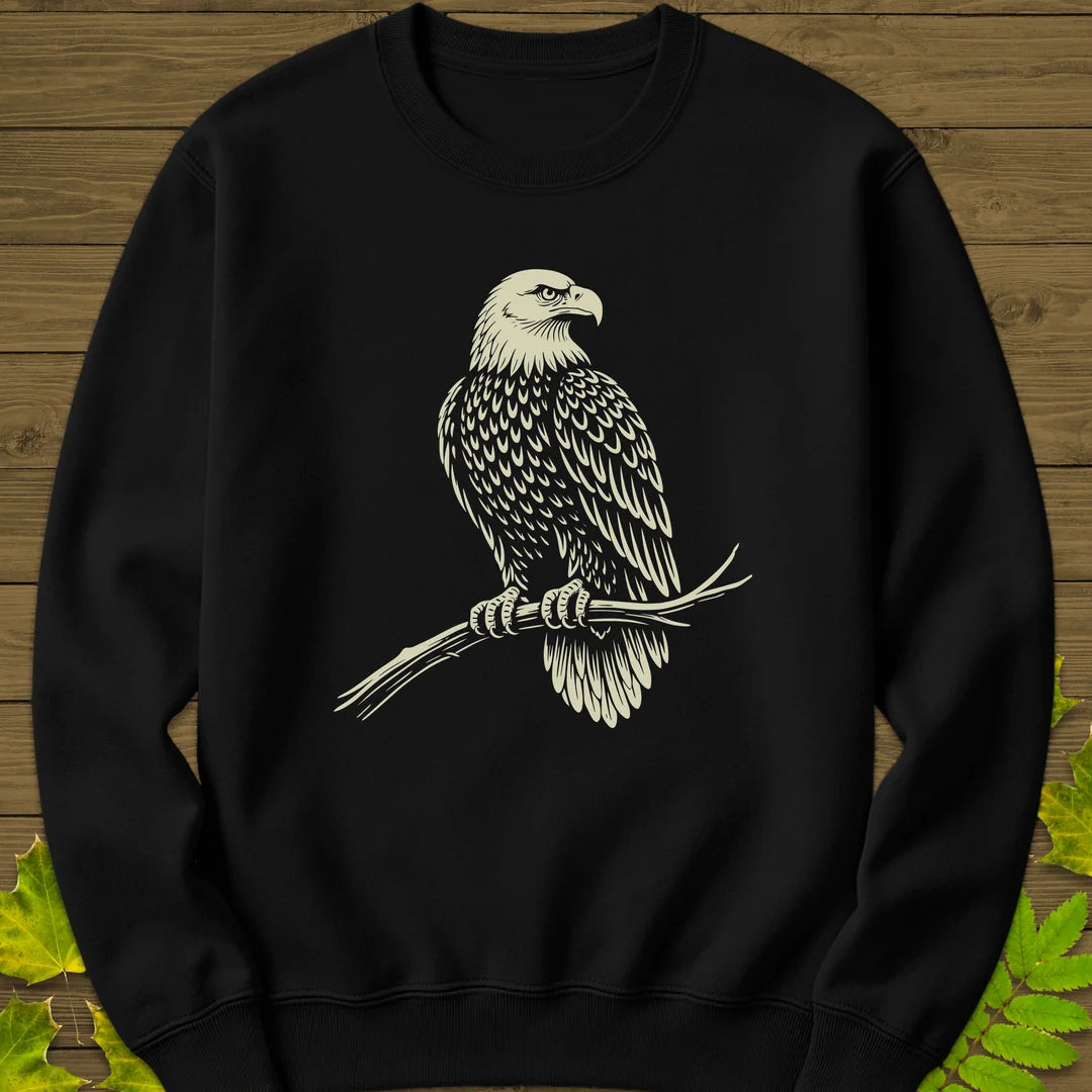 Majestic Perch Sweatshirt in Black