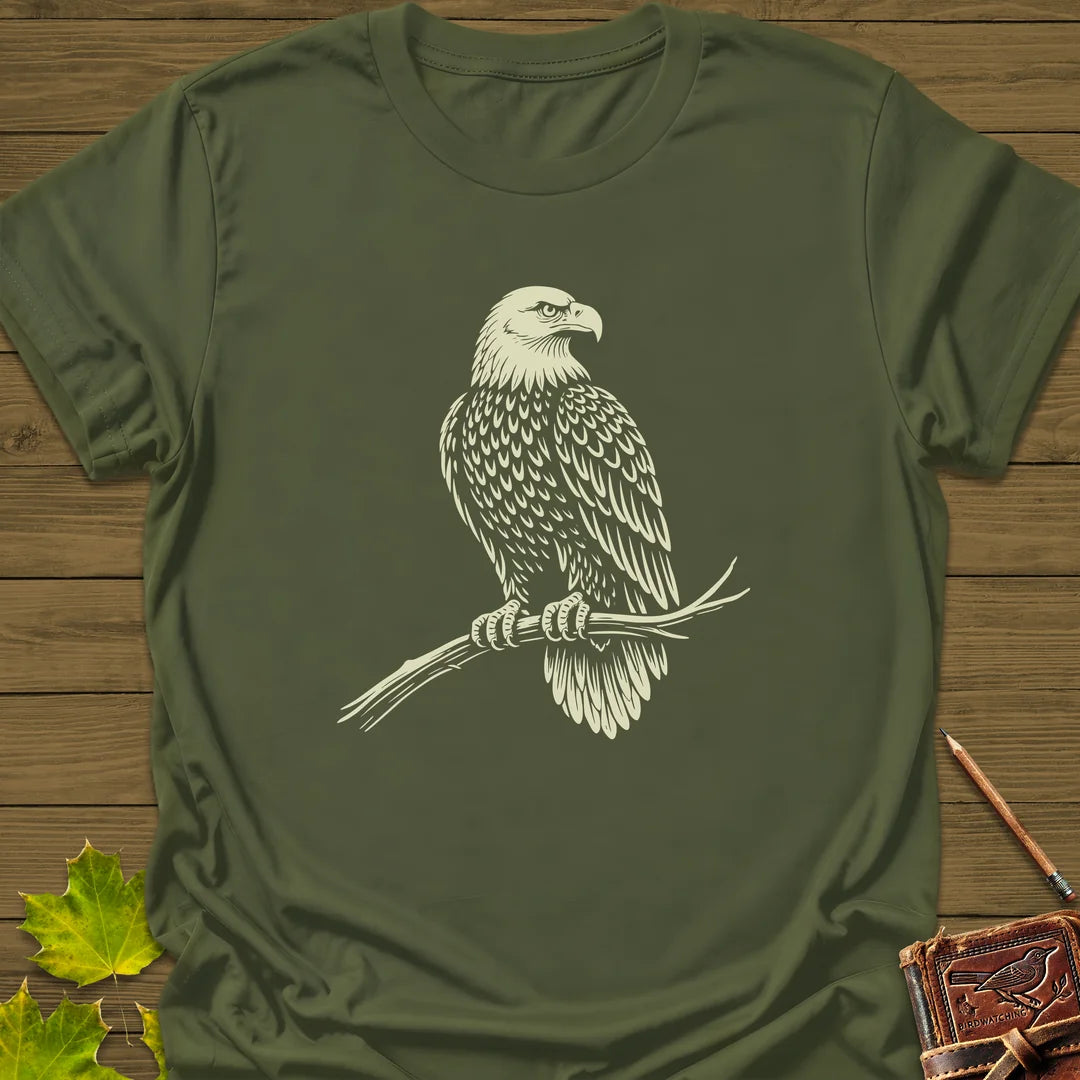 Majestic Perch T-Shirt in Military Green
