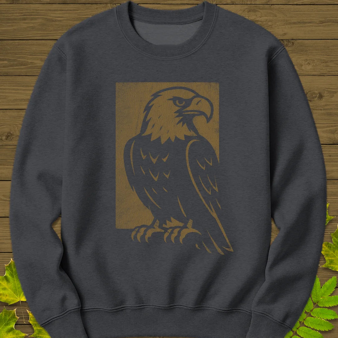 Watchful Eagle Sweatshirt in Dark Heather