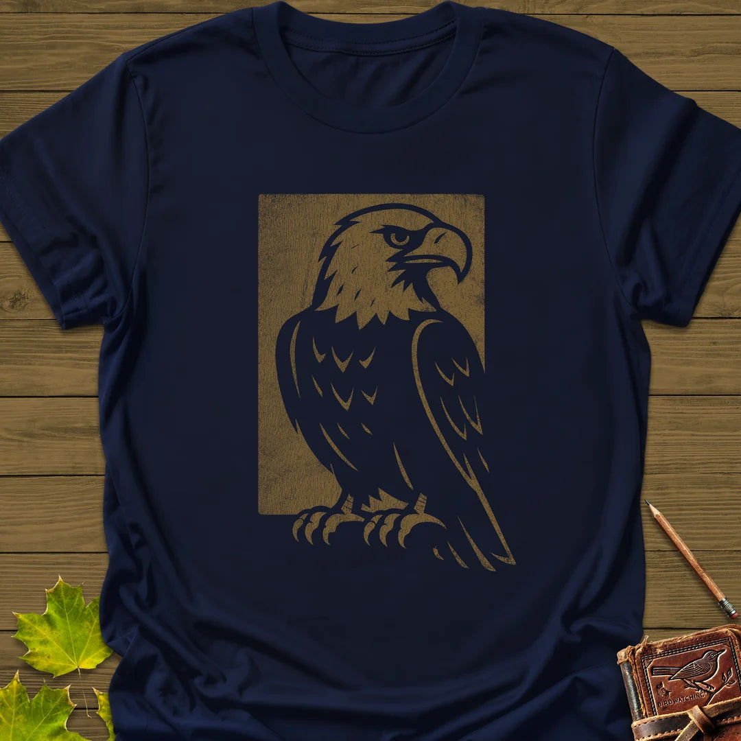 Watchful Eagle T-Shirt in Navy