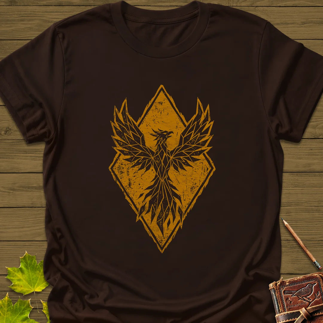 Phoenix Rising T-Shirt in Dark Chocolate