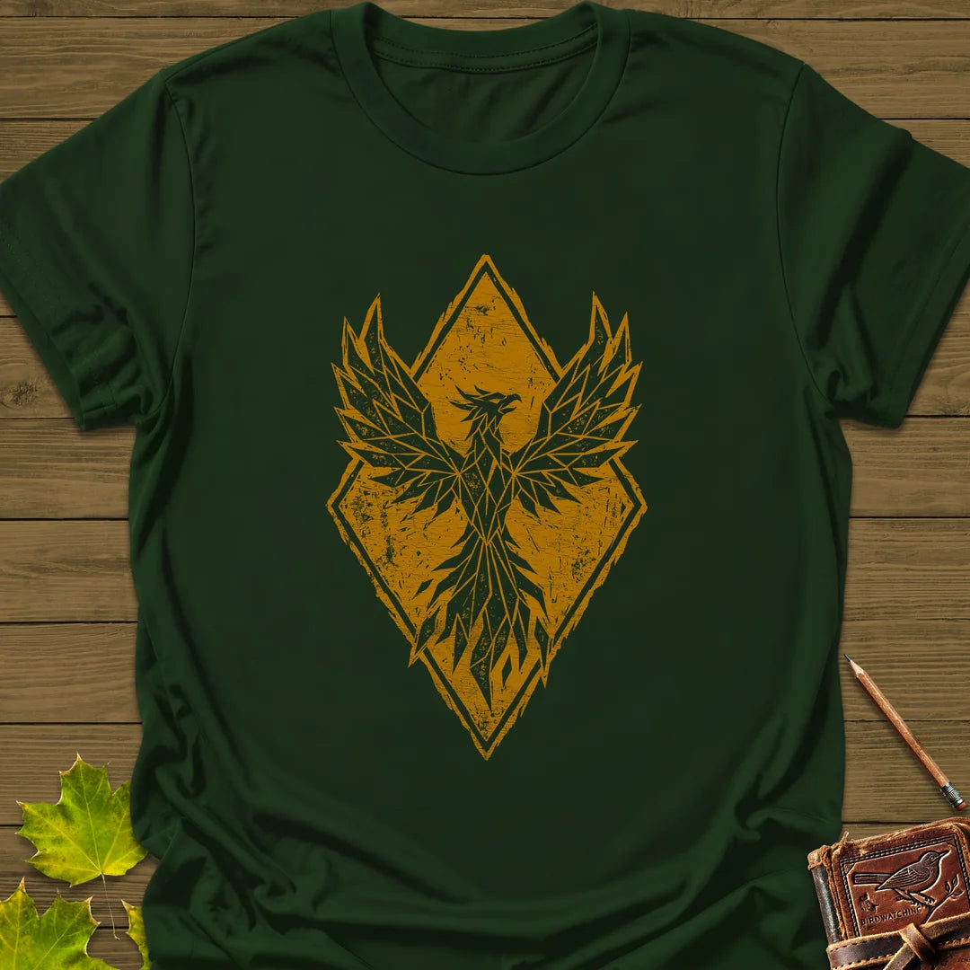Phoenix Rising T-Shirt in Forest Green