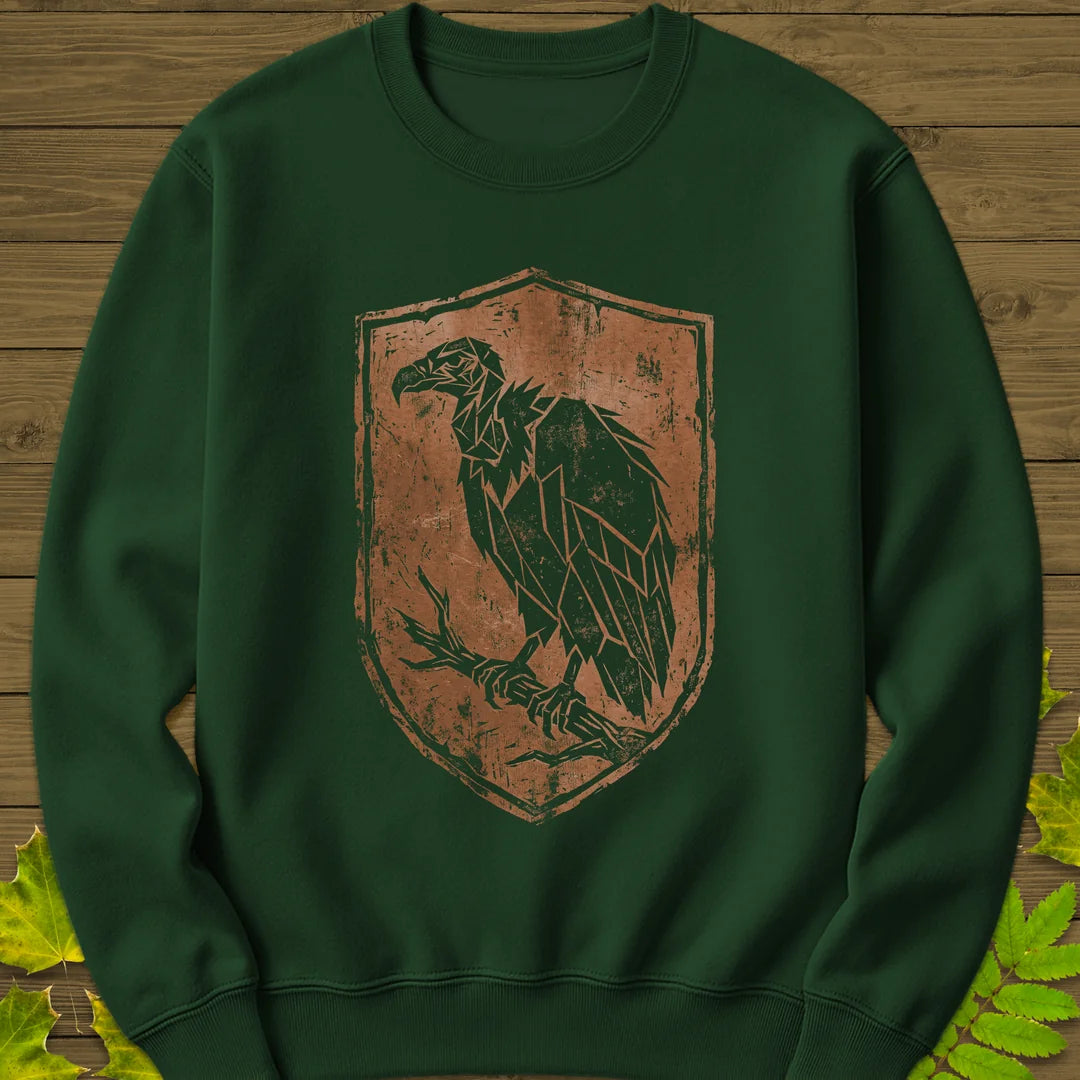 Buzzard Crest Sweatshirt in Forest Green