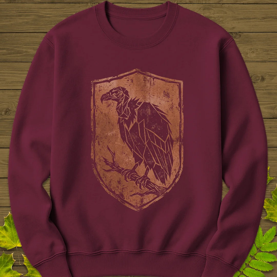 Buzzard Crest Sweatshirt in Maroon