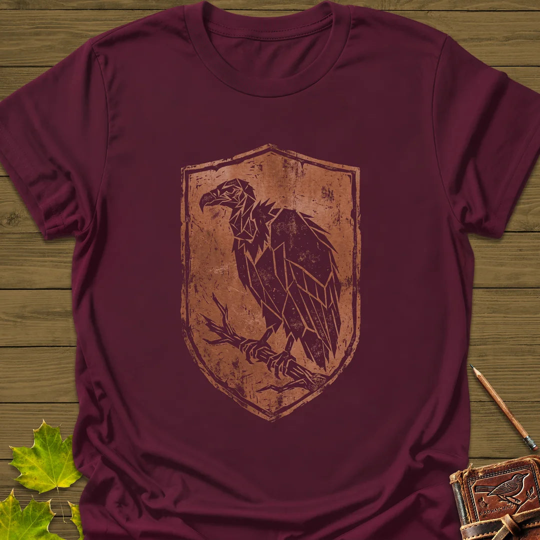 Buzzard Crest T-Shirt in Maroon
