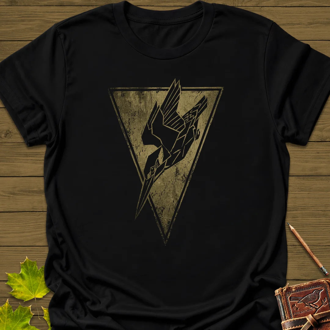 Kingfisher Badge T-Shirt in Black