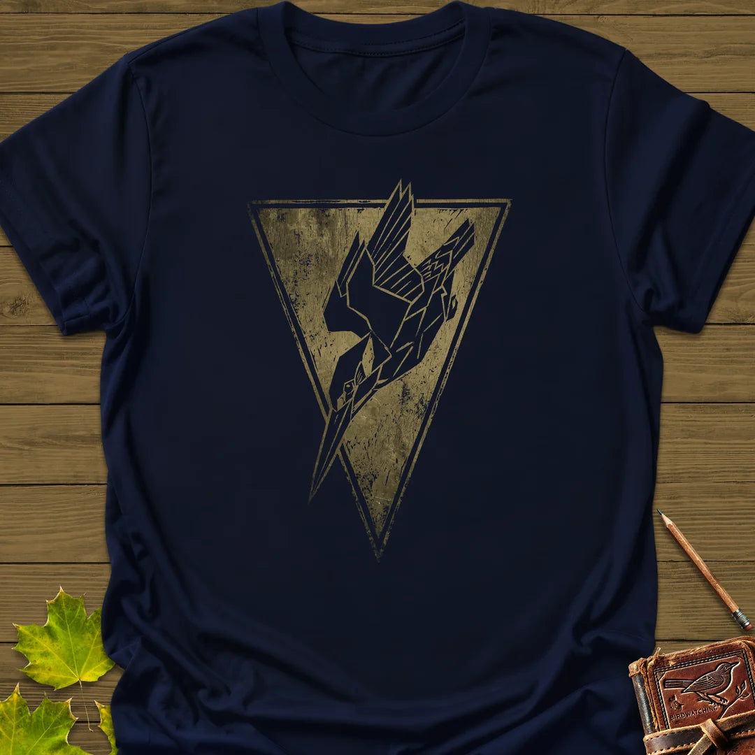 Kingfisher Badge T-Shirt in Navy